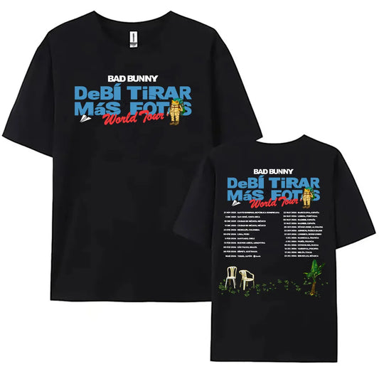 Bad Bunny - World Tour Debí Tirar Más Fotos - Camiseta Unisex